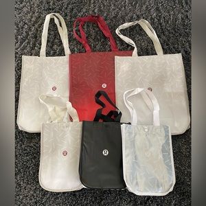Lululemon shopping bags